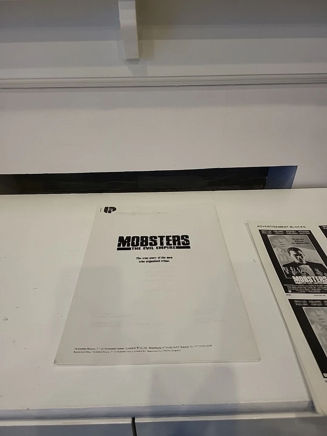 Mobsters The Evil Empire Press Book Press Kit, image 2