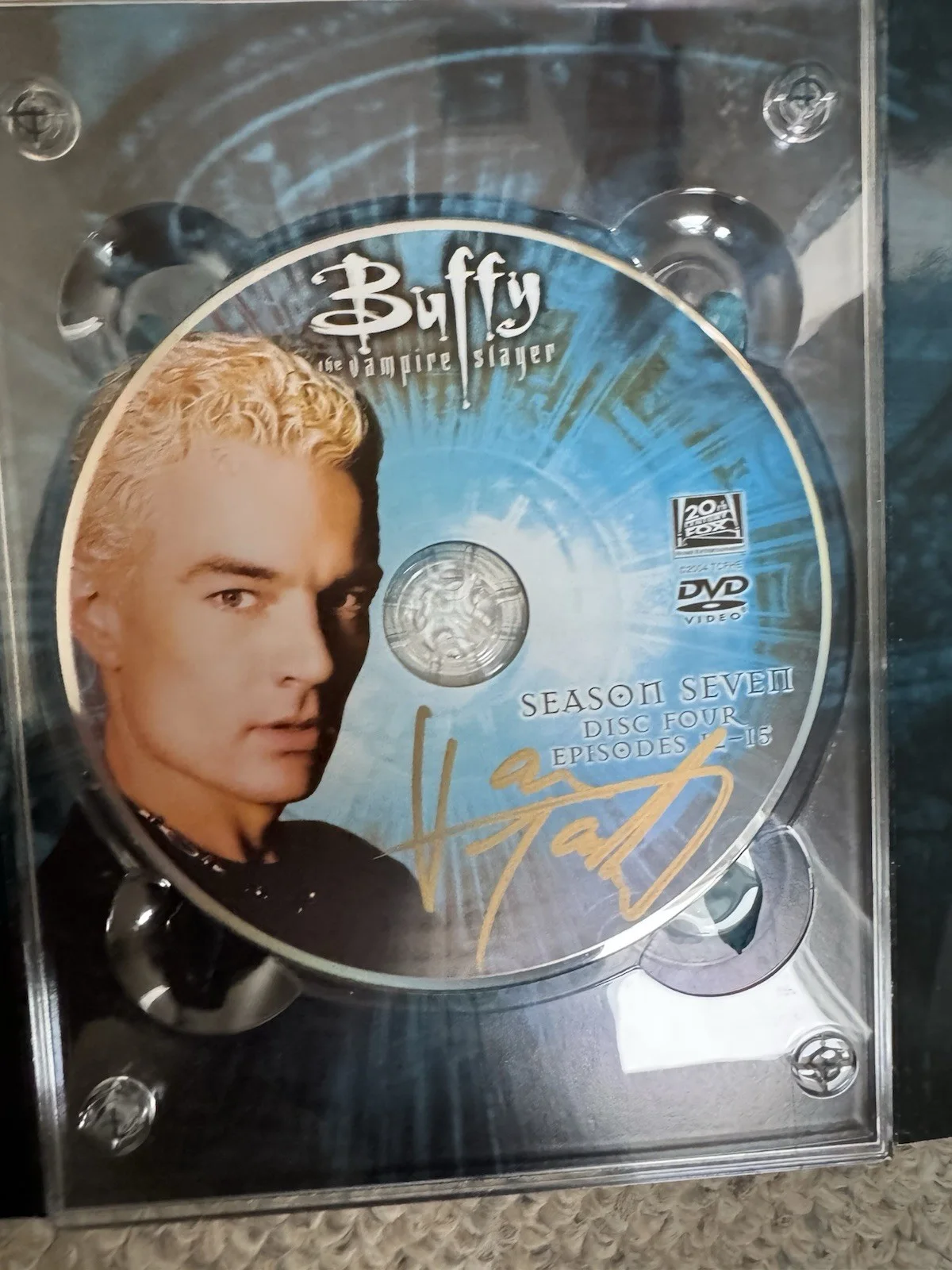 Nicholas Brendon — Buffy the Vampire Slayer Season 7 DVD SIGNED NICHOLAS BRENDON AUTOGRAPH MARSTERS, изображение 3