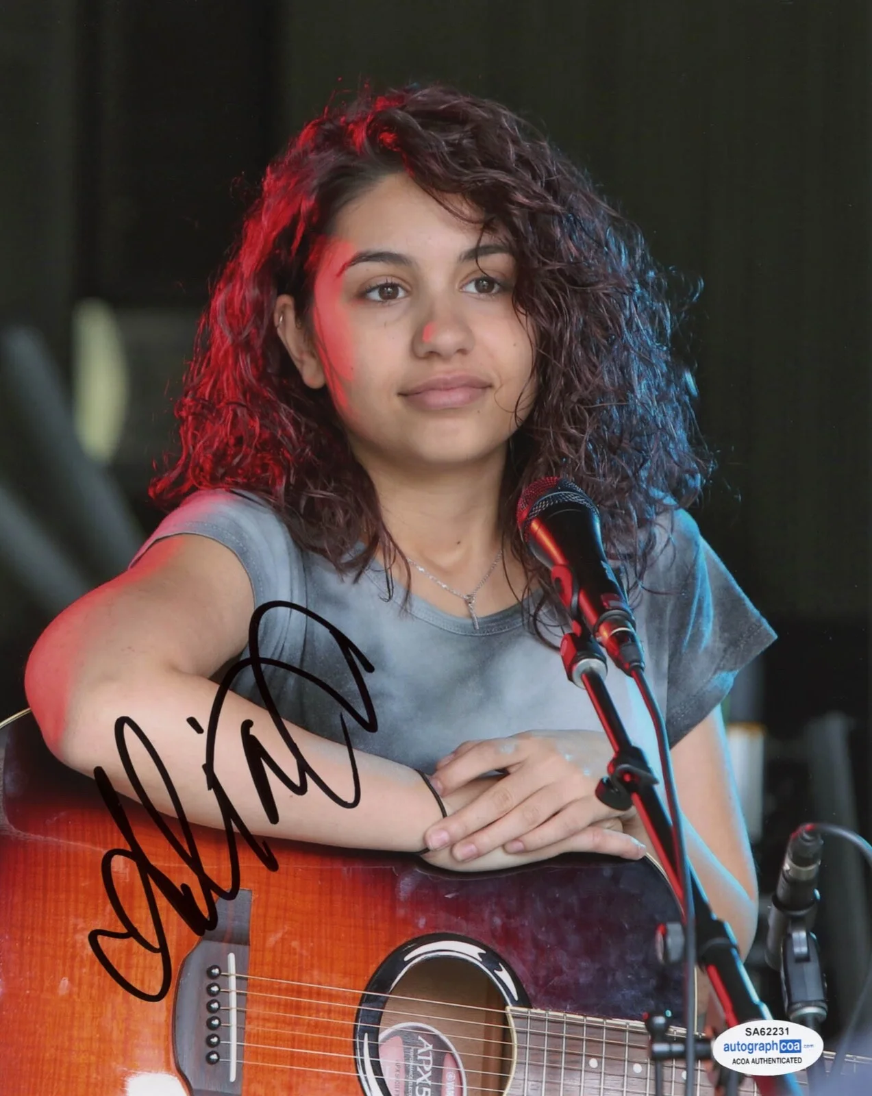 ALESSIA CARA — Alessia Cara signed Autographed 8x10 Photo EXACT PROOF Scars Beautiful ACOA COA, изображение 4