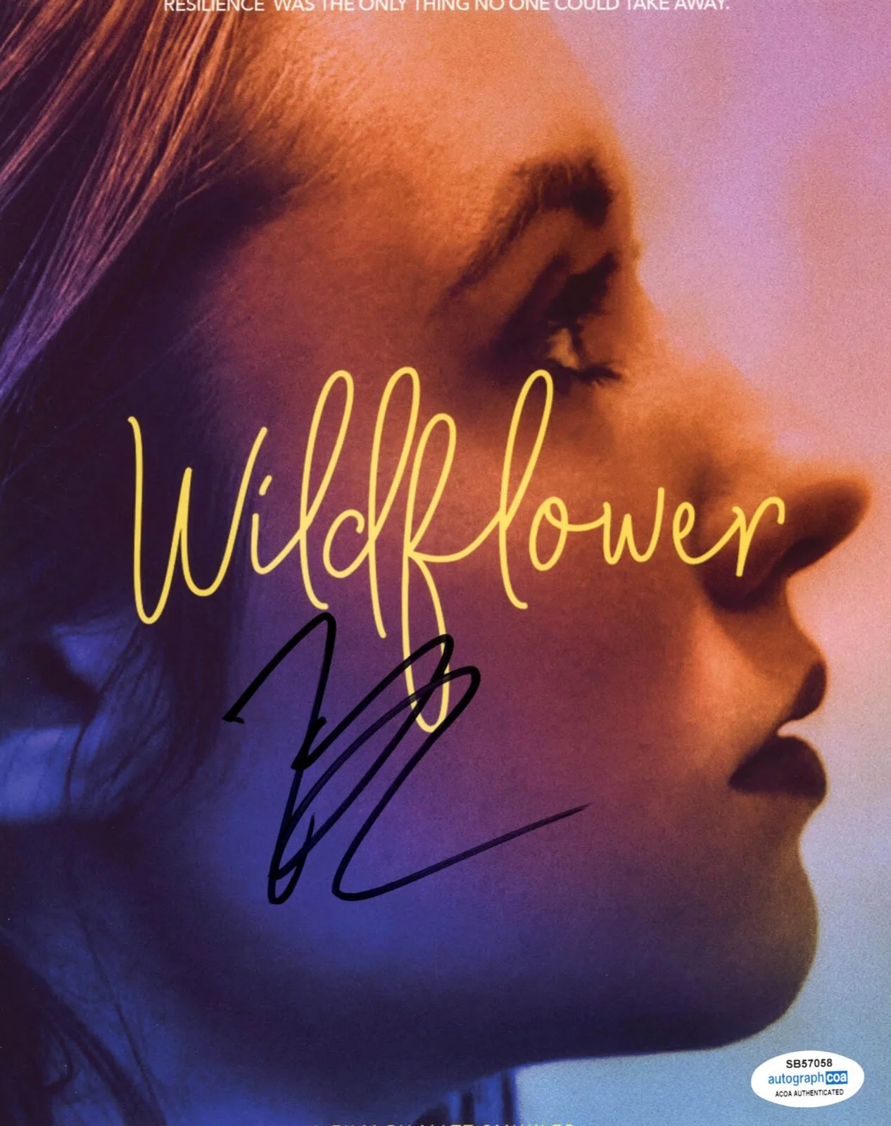 KIERNAN SHIPKA — Kiernan Shipka signed "WILDFLOWER" 8x10 Photo EXACT PROOF SEXY Sabrina ACOA COA, изображение 4