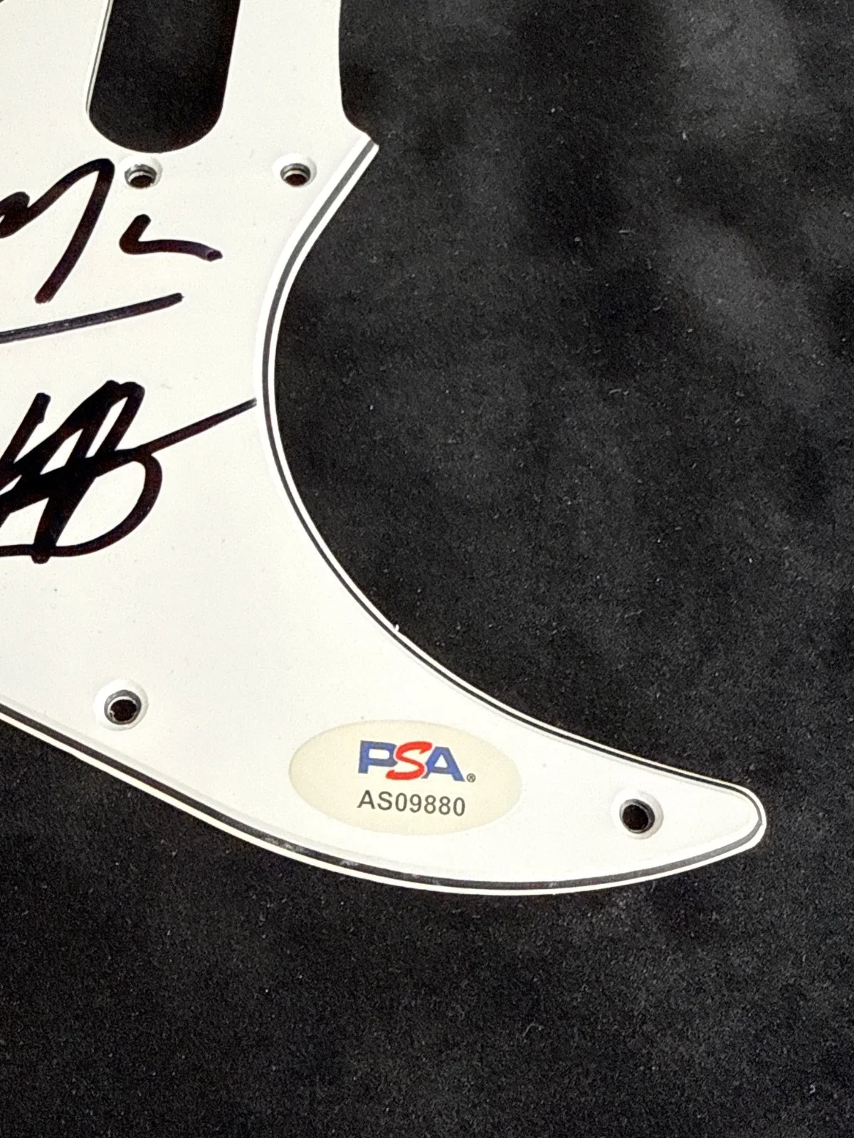 Jeremy White Allen — Jeremy Allen White +5 Autos Signed Guitar Pickguard Springsteen Movie PSA, image 3