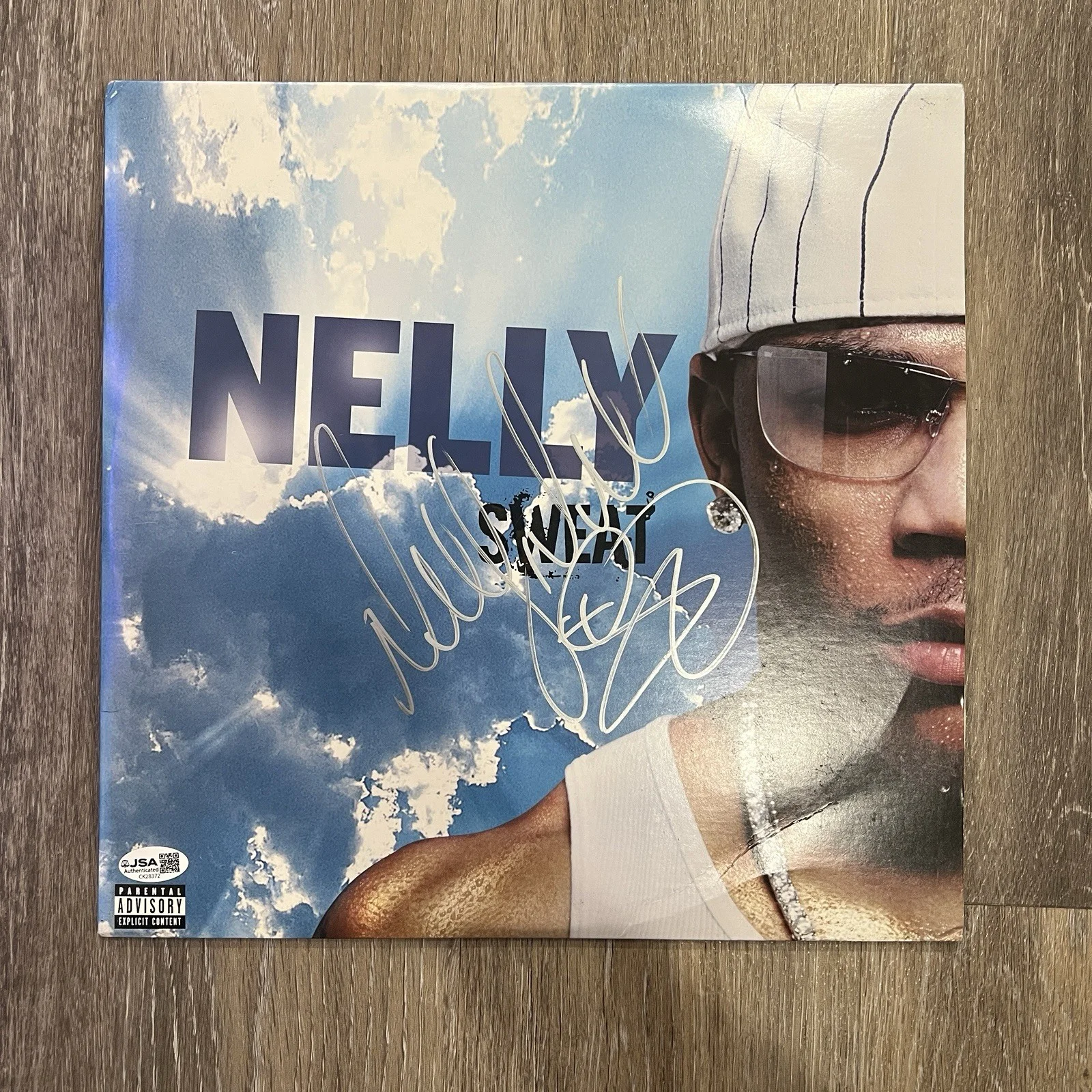 Nelly ‘Sweat’ Signed Autographed Vinyl Album LP [2004 Promotional Copy] [JSA], image 3