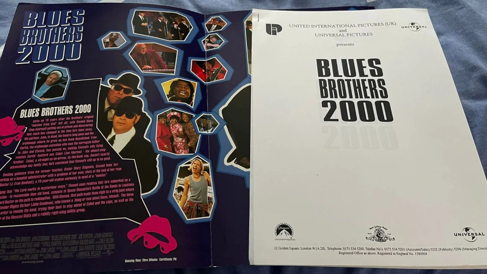 The Blues Brothers 2000 - Uk Press Kit, image 2