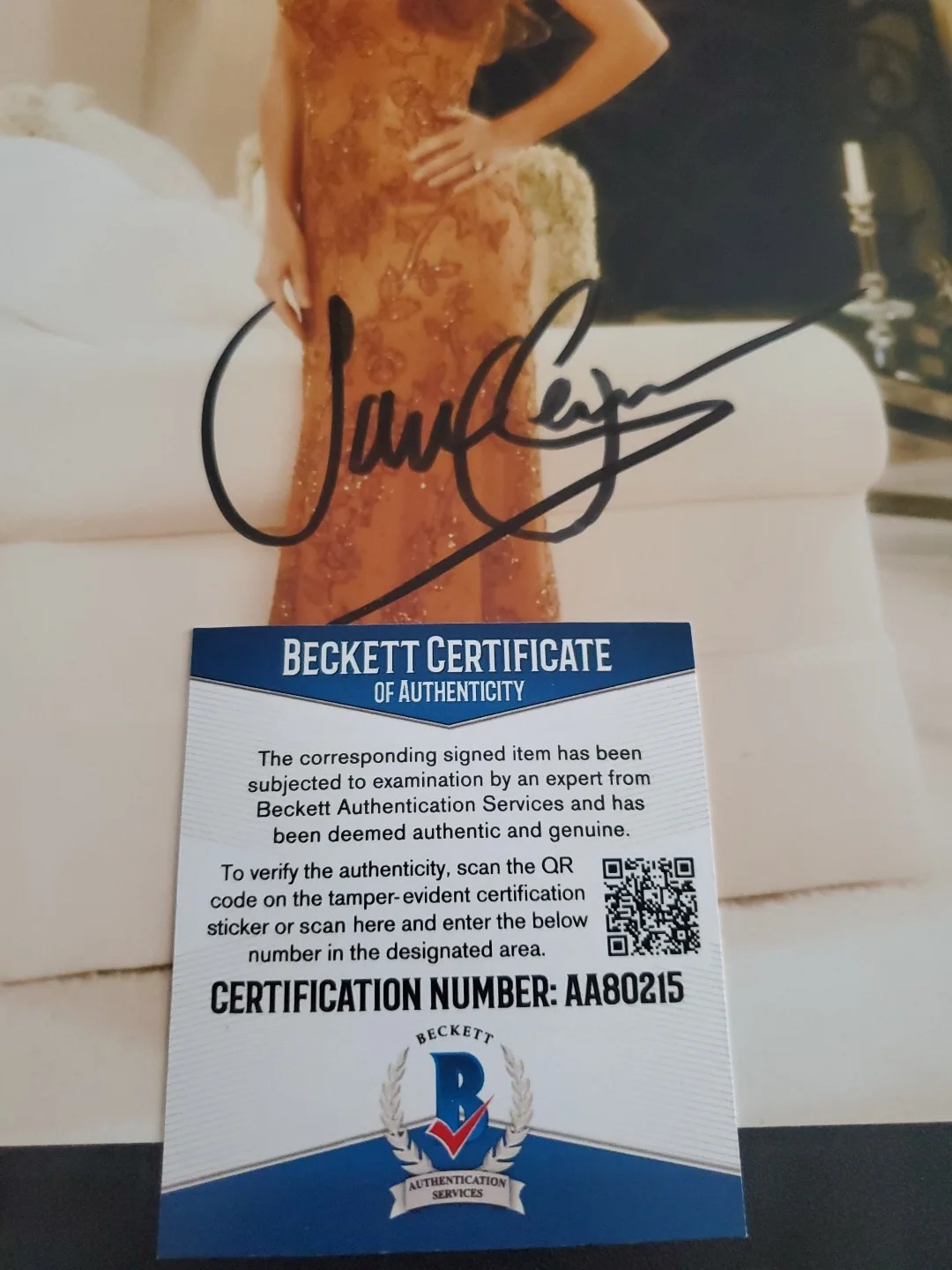 Jane Seymour — Jane Seymour Signed 8x10 AUTOGRAPH Beckett BAS COA Auto photo Bond Girl Dr Quinn, изображение 2