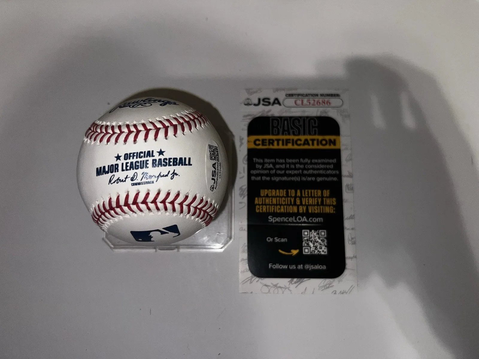 Mark Wahlberg Signed Official Major League Baseball Movie Legend JSA Auth, изображение 2