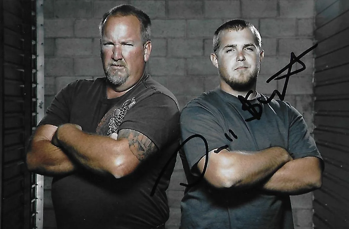 Darrell Sheets — Darrell Sheets auto/sign 4x6 photo Storage Wars "The Gambler" TV RARE COA LOOK!