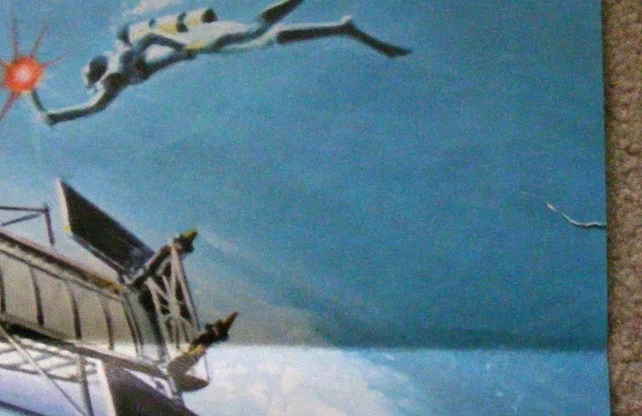 Captain Nemo and the Underwater City, original 1970 uk Quad movie poster, изображение 3