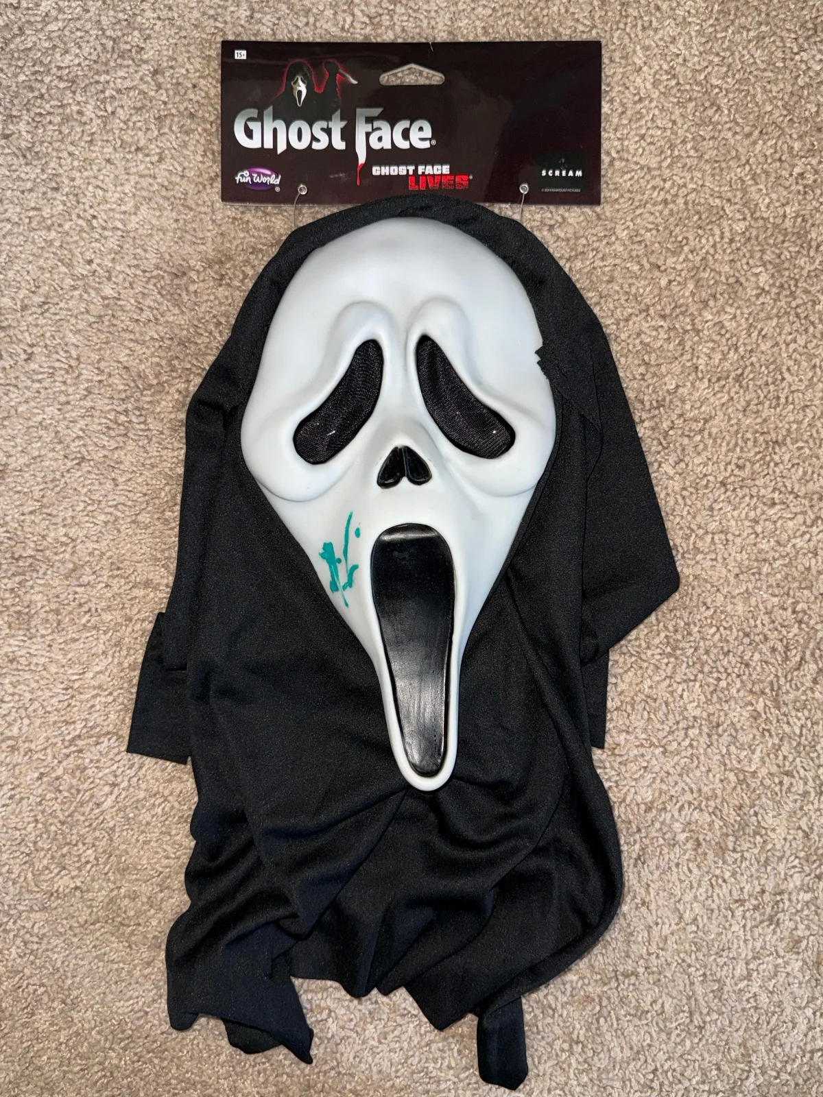 Matthew Lillard signed Scream Ghostface Mask JSA COA Actor Auto Z2535, image 2