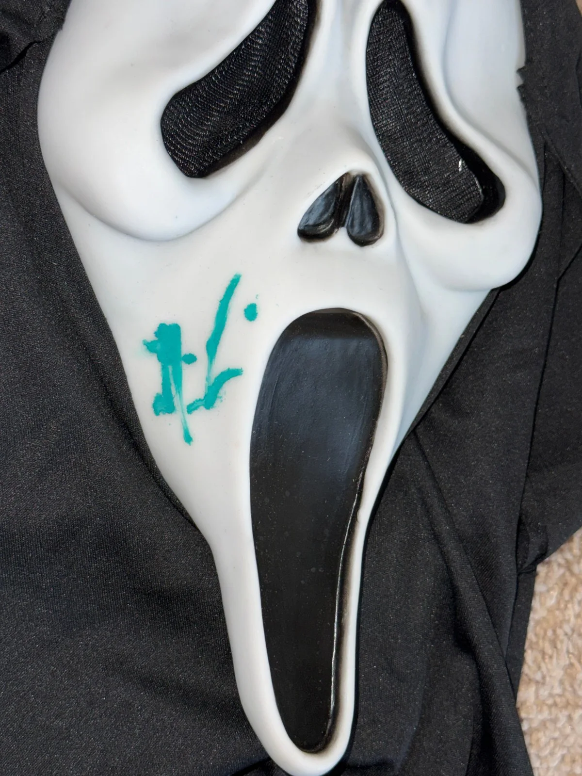 Matthew Lillard signed Scream Ghostface Mask JSA COA Actor Auto Z2535, image 3