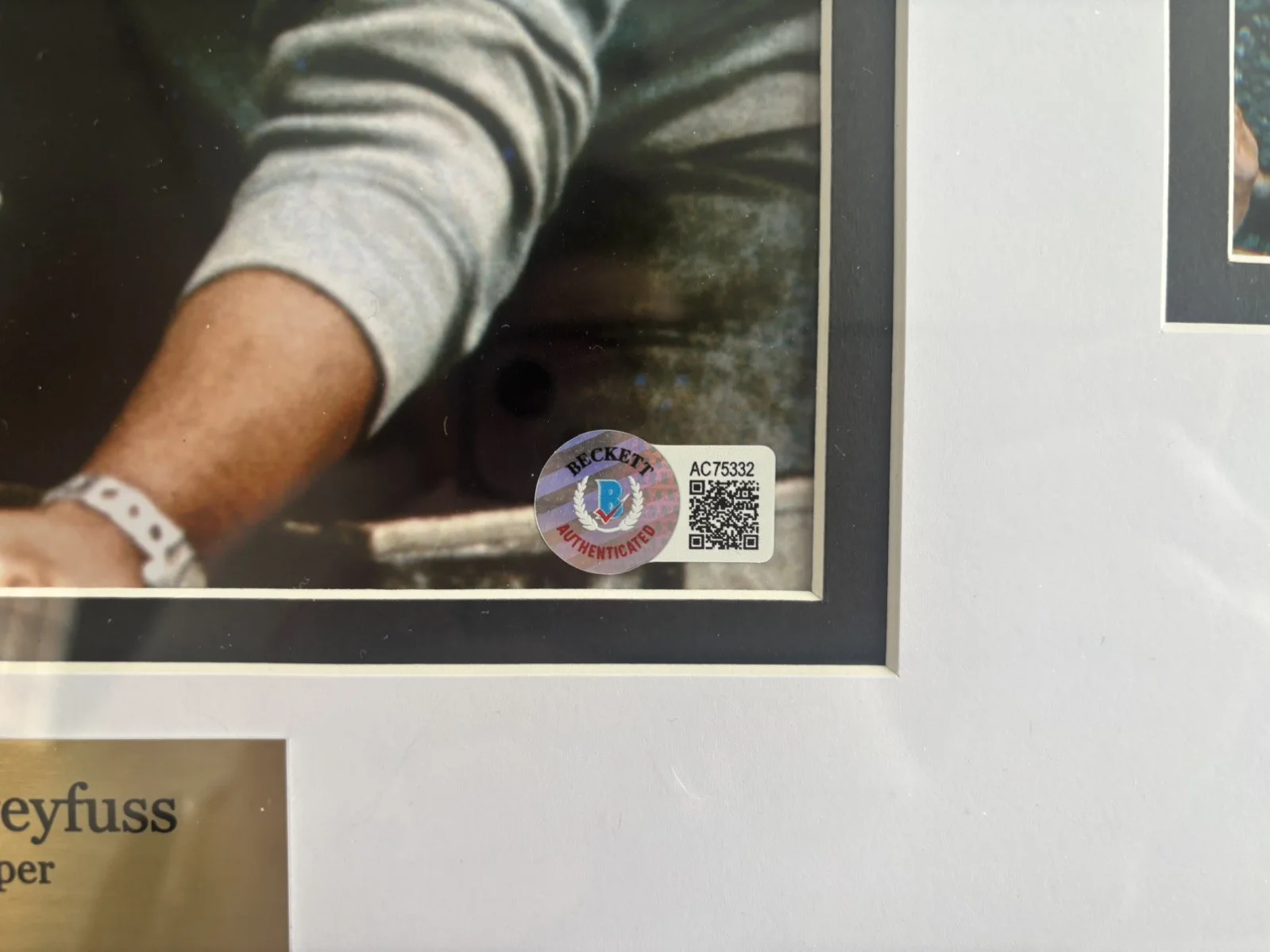 RICHARD DREYFUSS — RICHARD DREYFUSS JAWS MATT HOOPER 8 X 10 BECKETT AUTOGRAPH SIGNED PHOTO FRAMED, изображение 5
