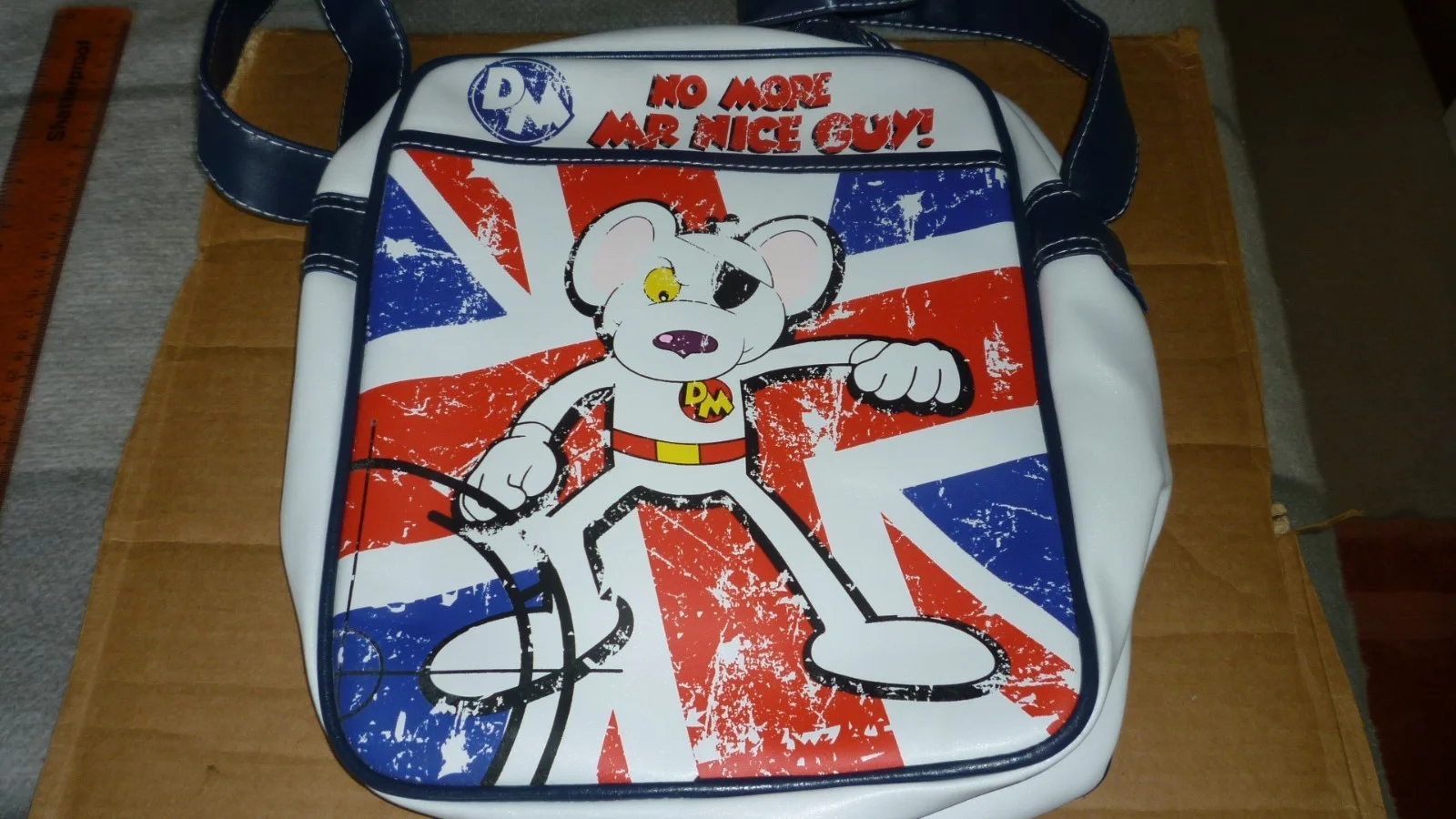 Danger Mouse Shoulder Bag / Satchel, about 25 x 32 x 9cm, Very Good Condition, изображение 2
