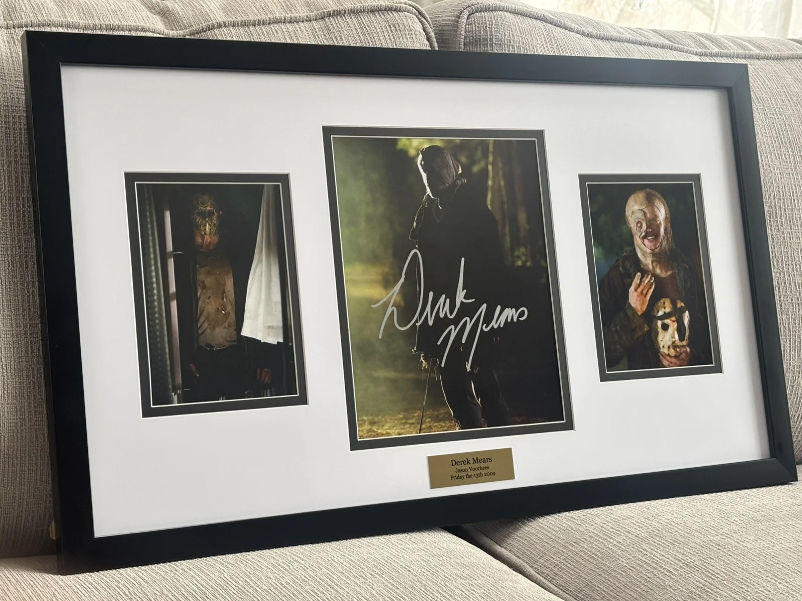 actor — Derek Mears Jason Voorhees Friday The 13th Signed 8x10 FRAMED Autograph BECKETT!, image 3
