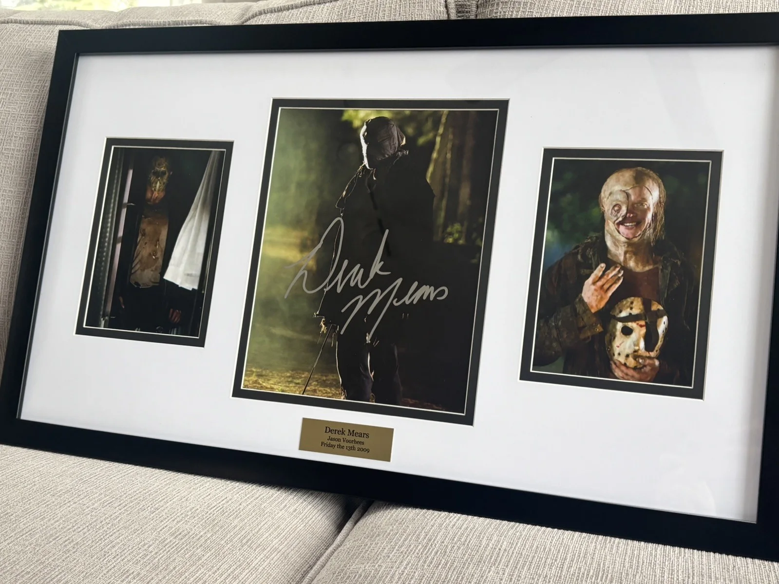 actor — Derek Mears Jason Voorhees Friday The 13th Signed 8x10 FRAMED Autograph BECKETT!, image 4