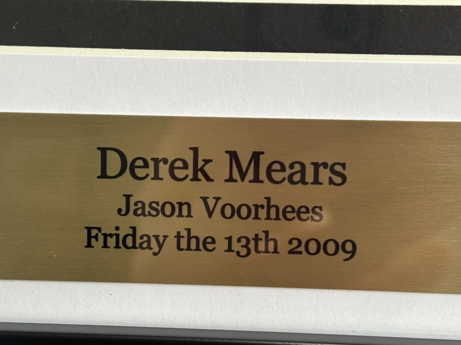 actor — Derek Mears Jason Voorhees Friday The 13th Signed 8x10 FRAMED Autograph BECKETT!, image 5
