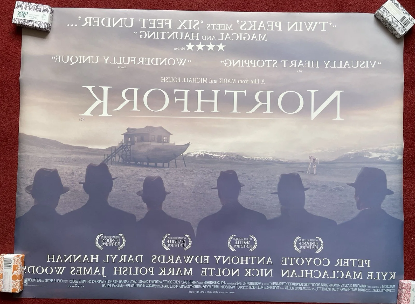 Northfork UK Quad Film Poster Nolte Coyote MacLachlan Woods Hannah, image 2