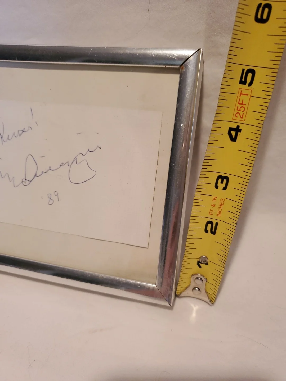 Dizzy Gillespie Autograph 1989, image 4