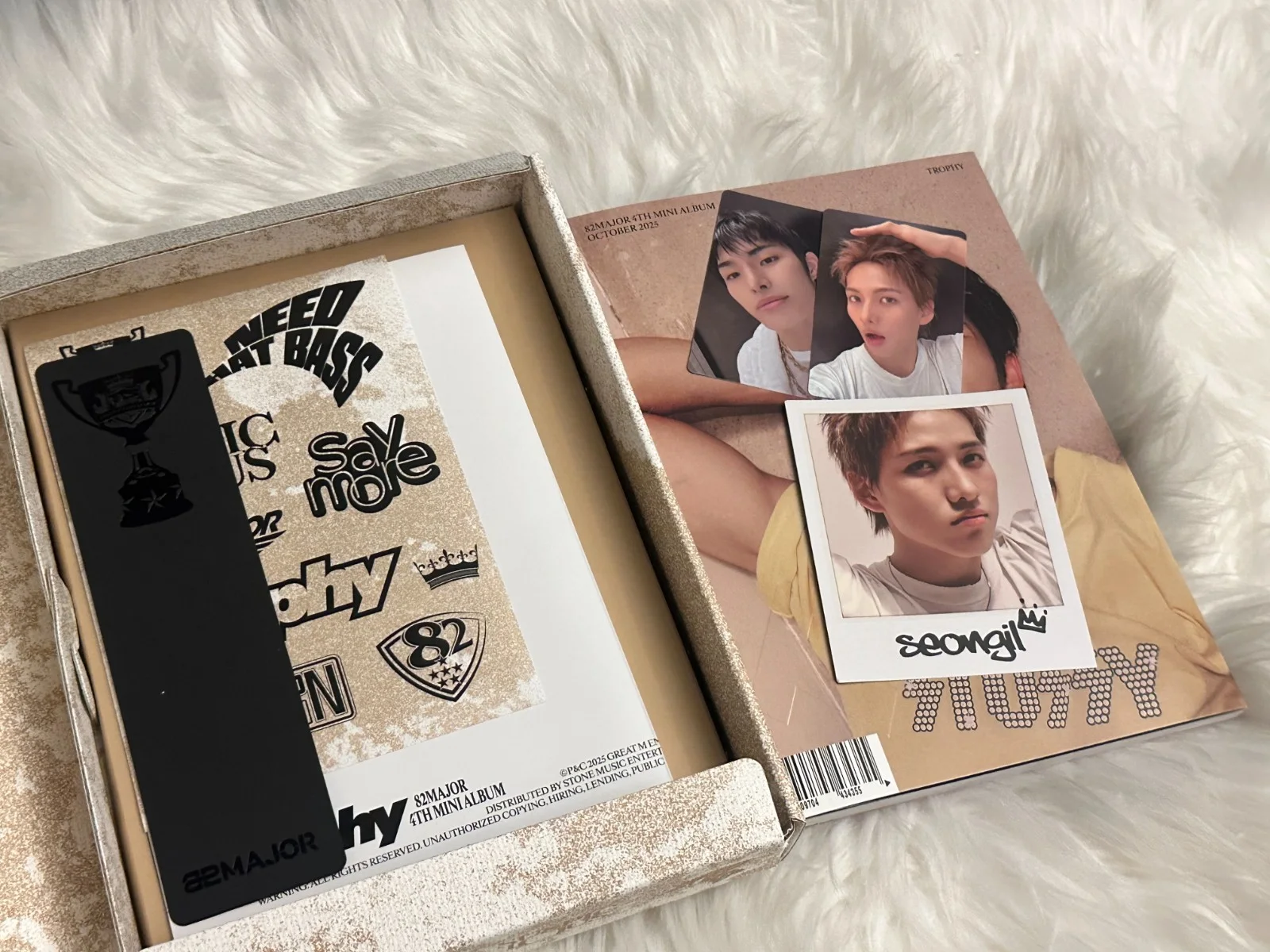 82MAJOR - ALL MEMBER Autograph(Signed) PROMO ALBUM KPOP, изображение 3