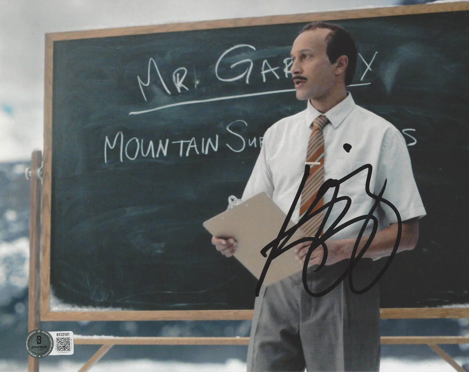 KEEGAN-MICHAEL KEY SIGNED 'KEY & PEELE' 8x10 PHOTO COMEDIAN BECKETT BAS COA, image 2