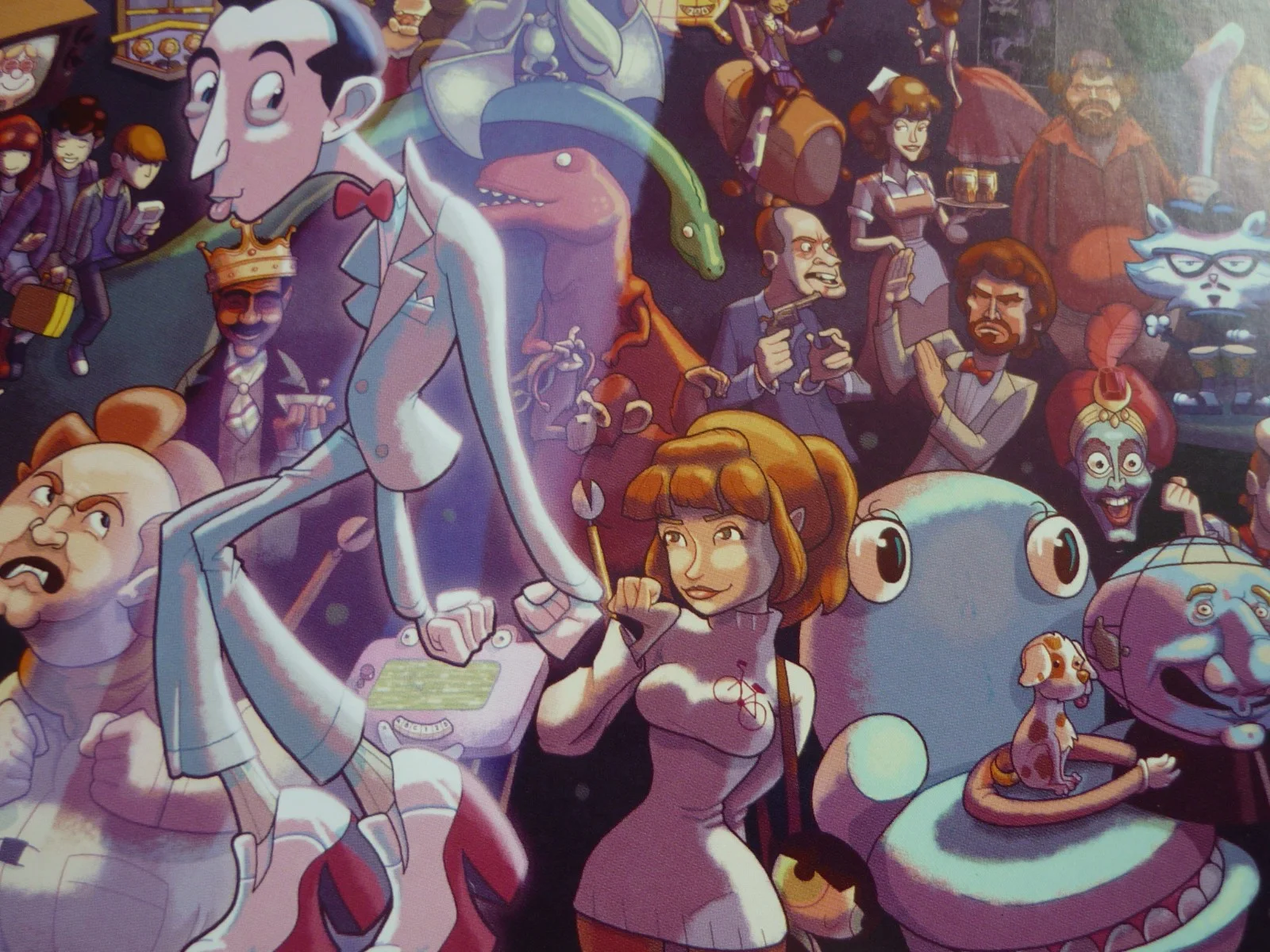 Framed a4 Poster Film Pee-wee's Big Adventure abstract dances in crazy bar, изображение 2