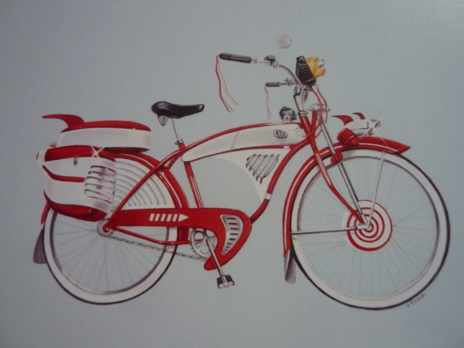 Framed 10x8 inchs Poster Film Pee-wee's Big Adventure Red Rocket Schwinn DX, изображение 2