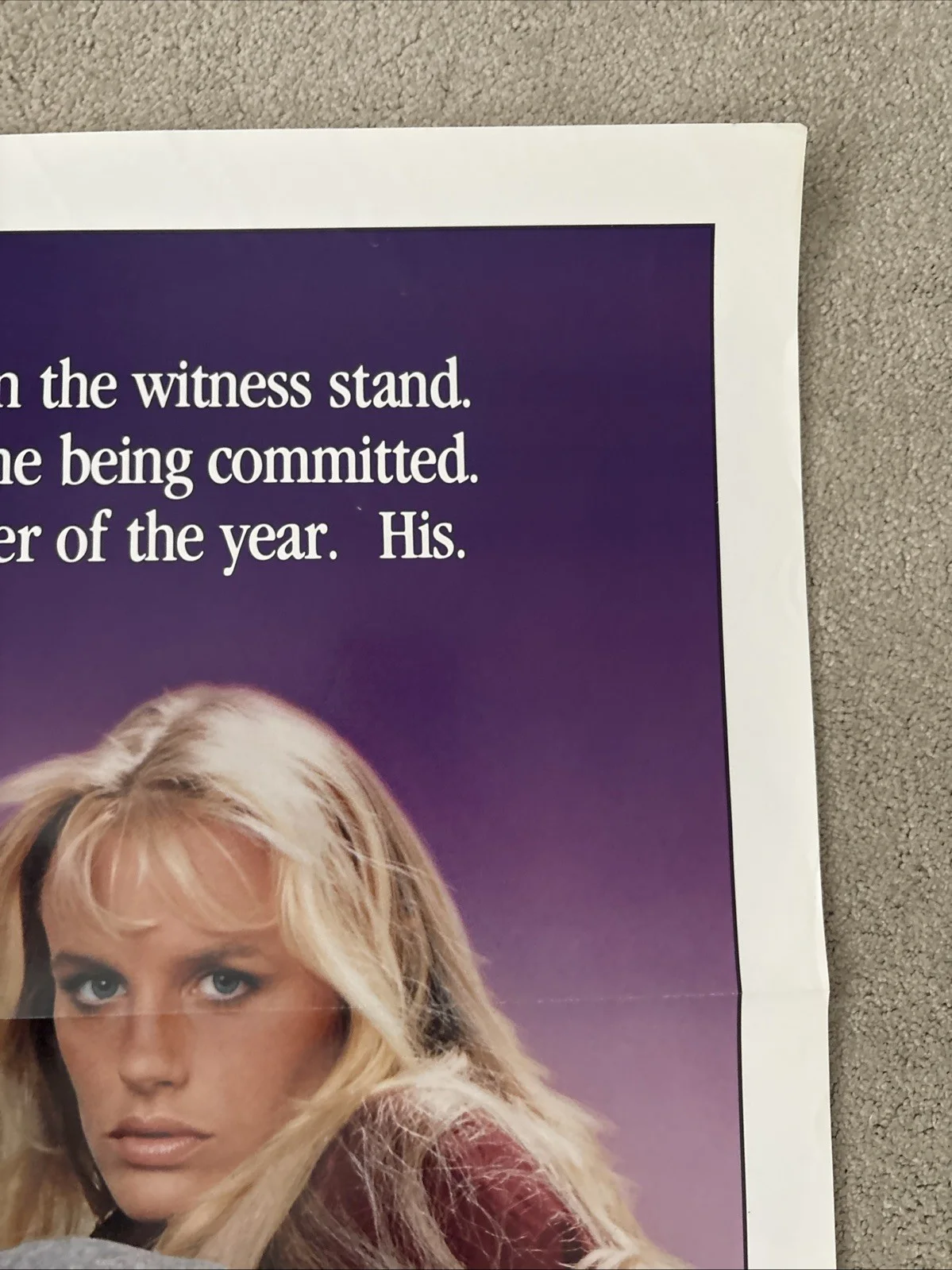 Legal Eagles (1986) Original US One Sheet Movie Poster, изображение 4