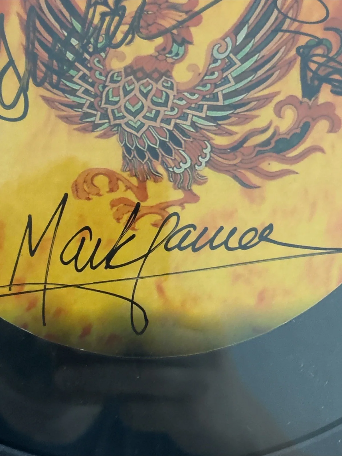 Grand Funk Railroad Signed Drum Head 3 Autos w/ COA Framed Mark Farner Brewer, изображение 5