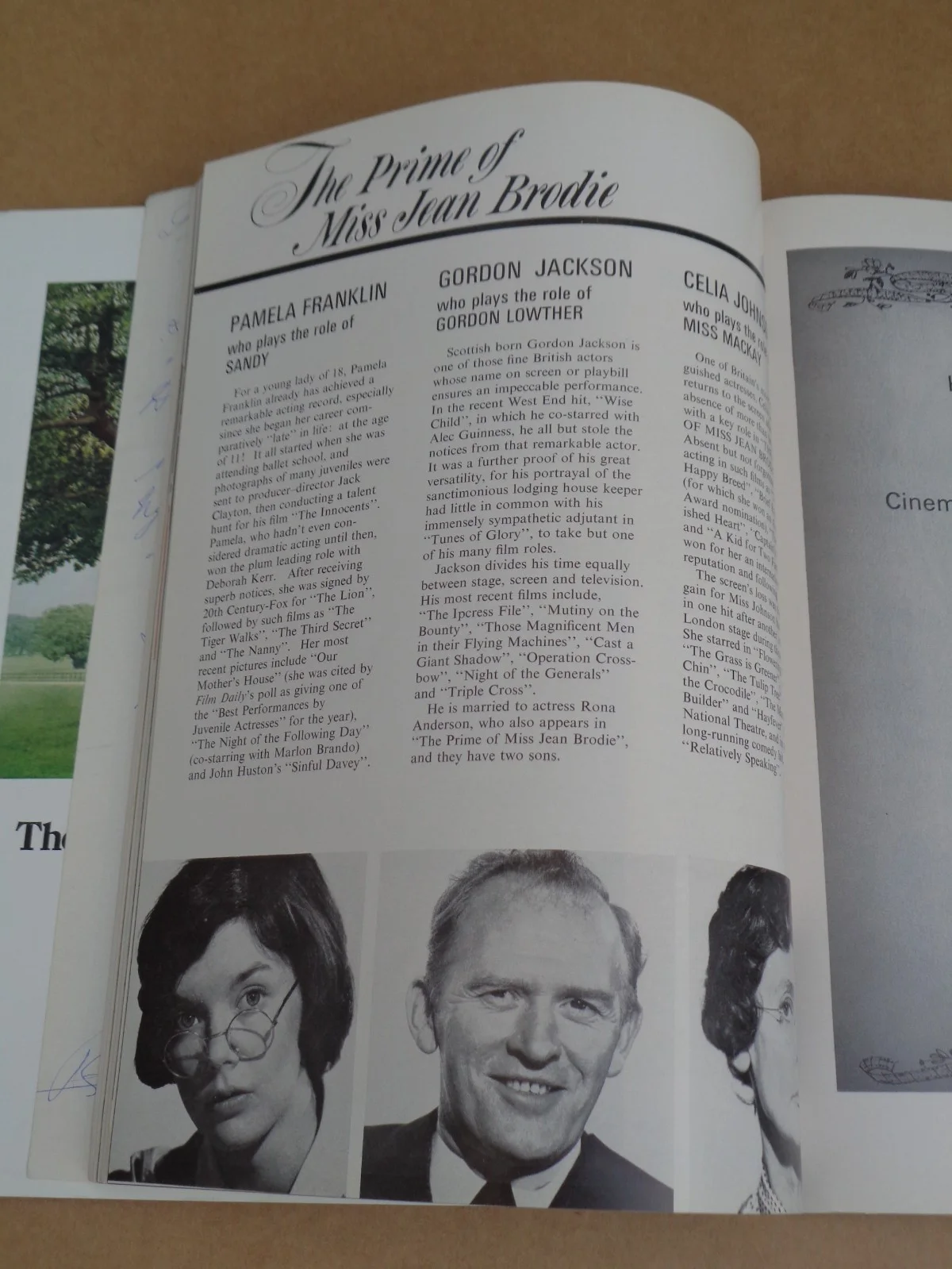 The Prime of Miss Jean Brodie 1969 Royal Film Performance Brochure(Maggie Smith), изображение 5