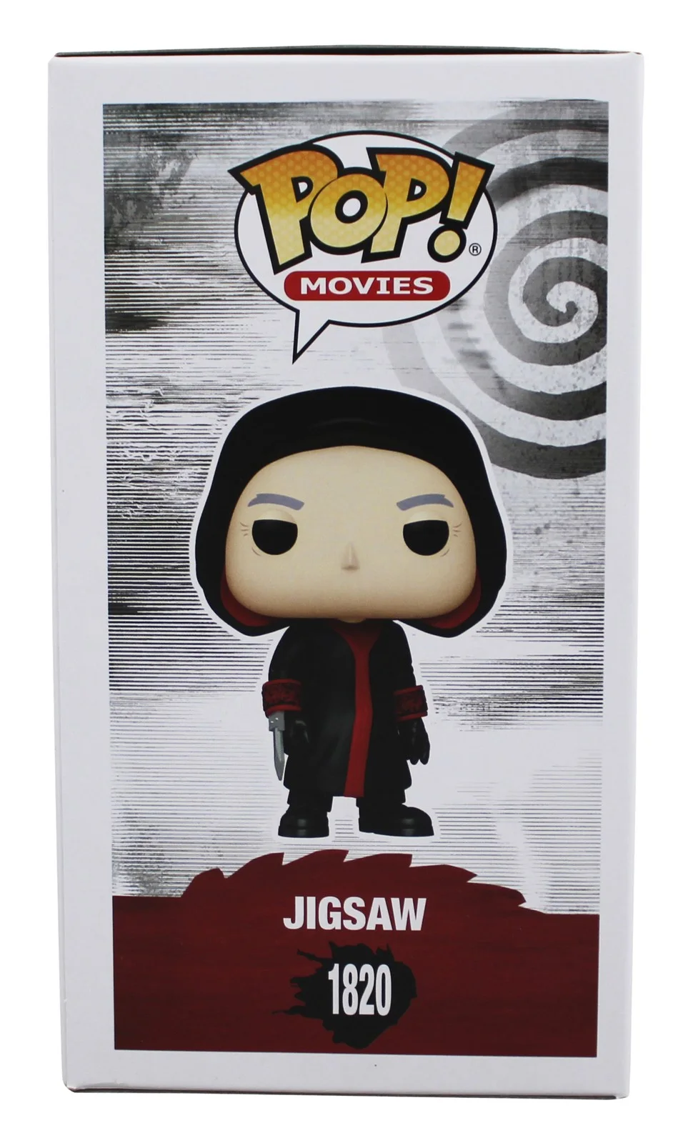 Tobin Bell — Tobin Bell Saw "Jigsaw" Signed #1820 Funko Pop Vinyl Figure W/ White Sig BAS Wit, изображение 5
