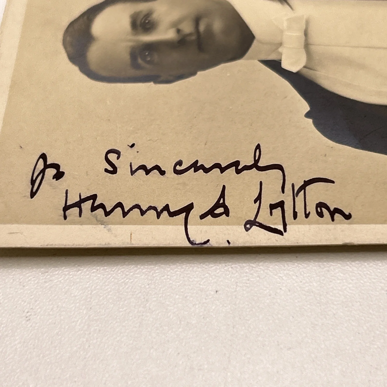Henry A. Lytton — Henry A Lytton Postcard Photo Signed By Actor/Singer, image 2