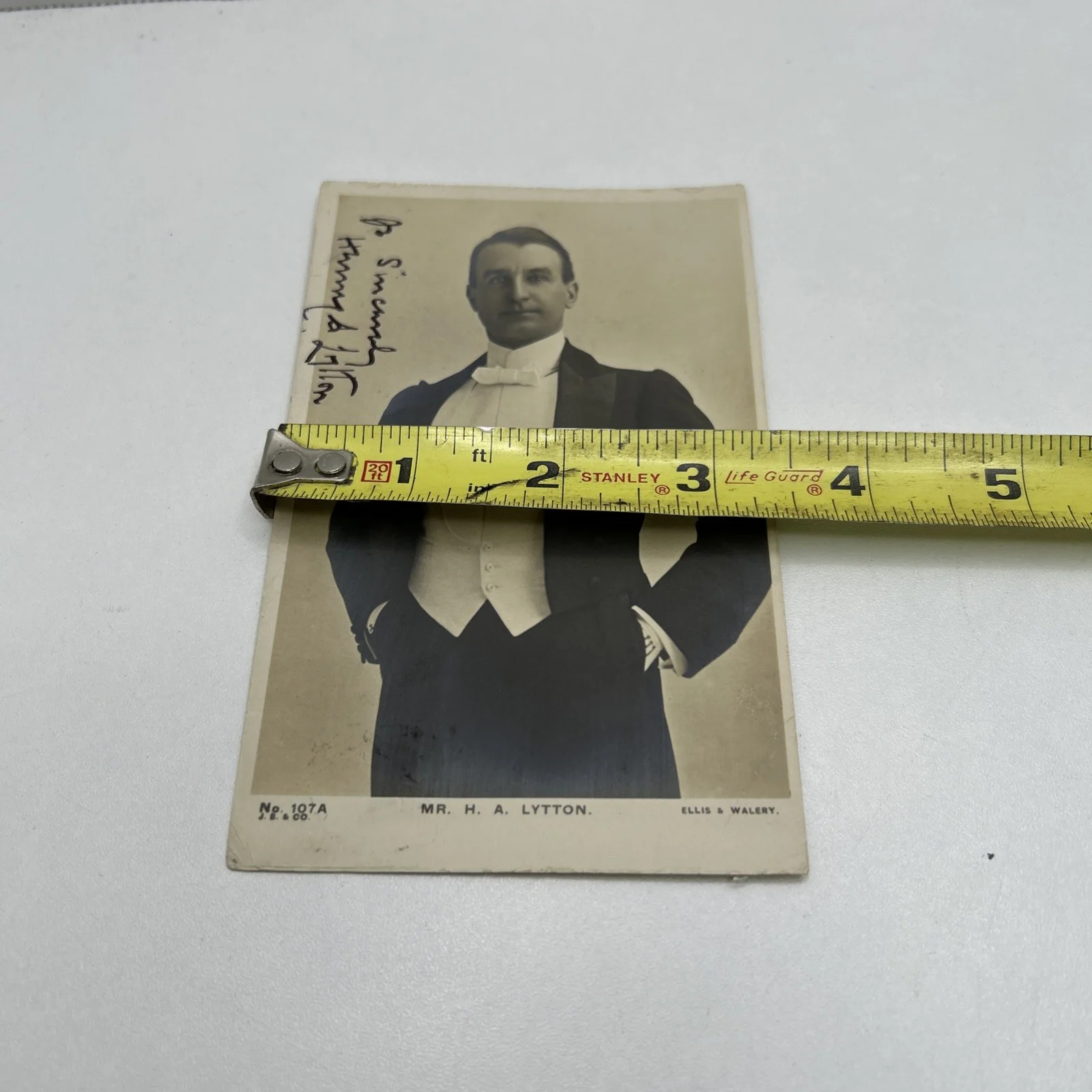 Henry A. Lytton — Henry A Lytton Postcard Photo Signed By Actor/Singer, image 5