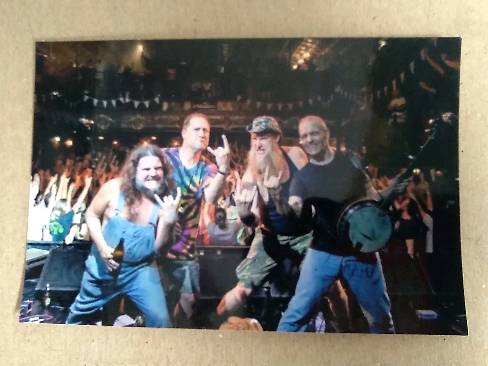 Hayseed Dixie Signed Autograph 6x4in Photo All 4 Kerosene Brothers Signatures, изображение 2