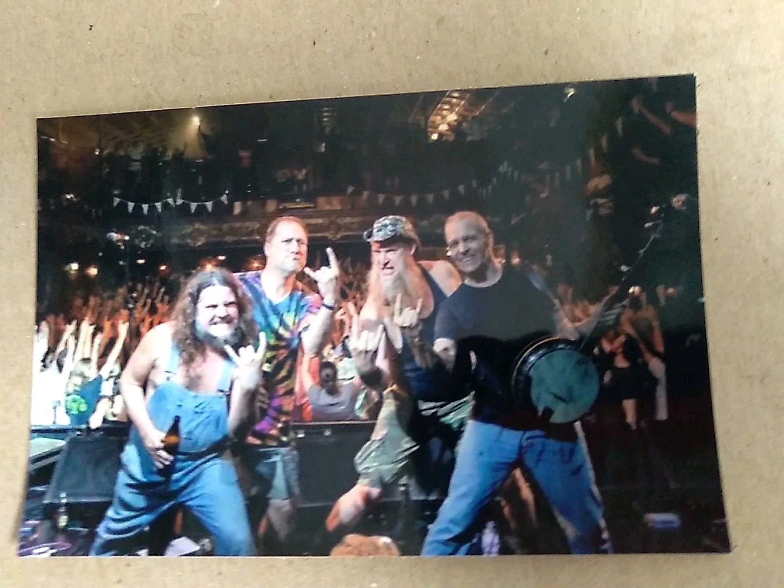 Hayseed Dixie Signed Autograph 6x4in Photo All 4 Kerosene Brothers Signatures, изображение 3