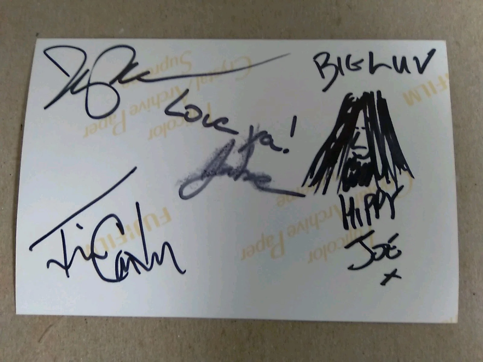 Hayseed Dixie Signed Autograph 6x4in Photo All 4 Kerosene Brothers Signatures, изображение 5