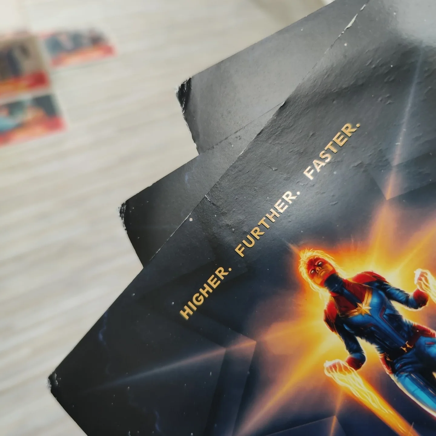 Captain Marvel AMC Movie 8.5 x 11 Movie Promo set of 3 the same, изображение 4