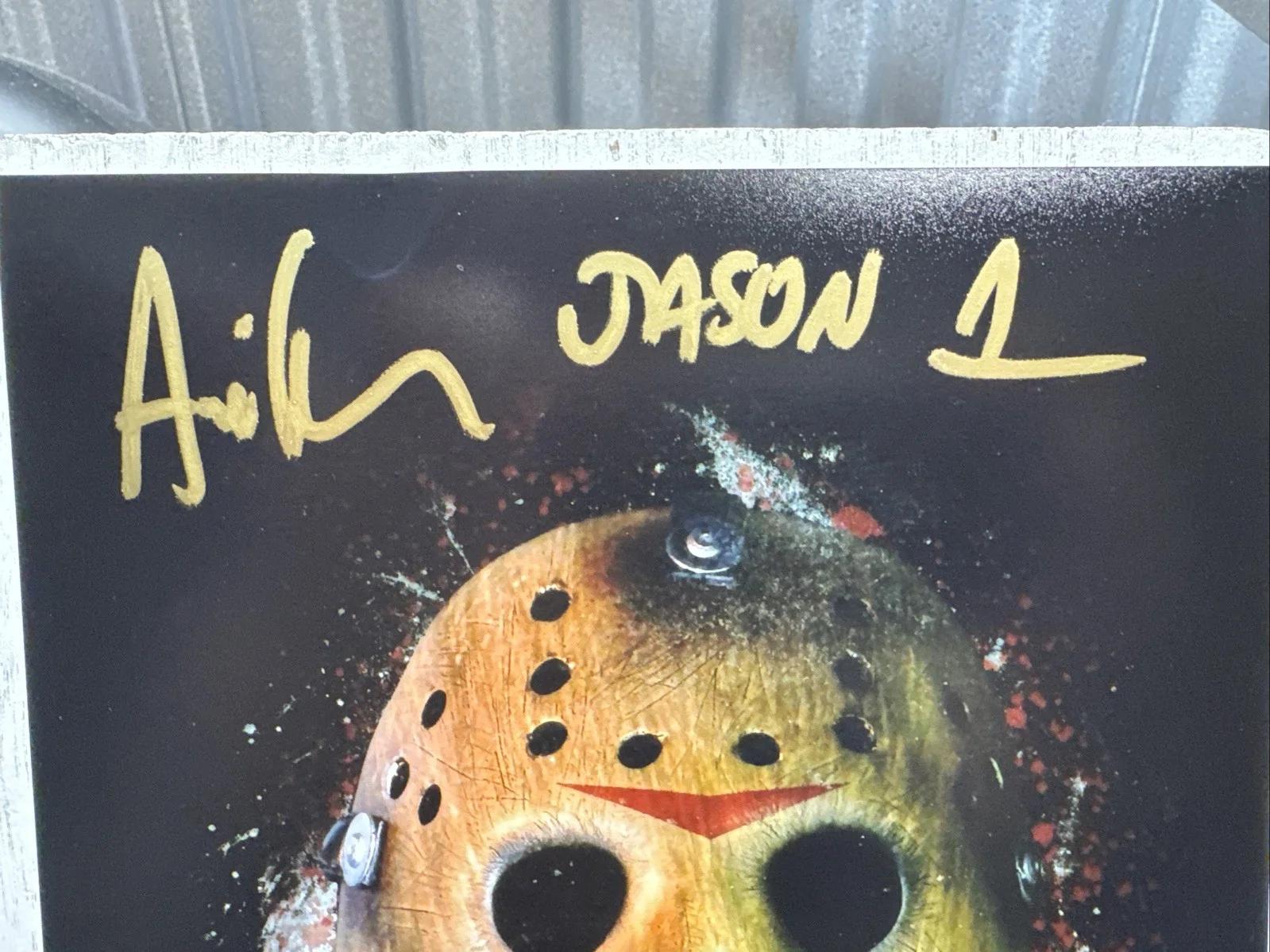 Ari Lehman — Ari Lehman Autographed Friday the 13th Horror 8x10 Photo JSA Authenticated L, изображение 2