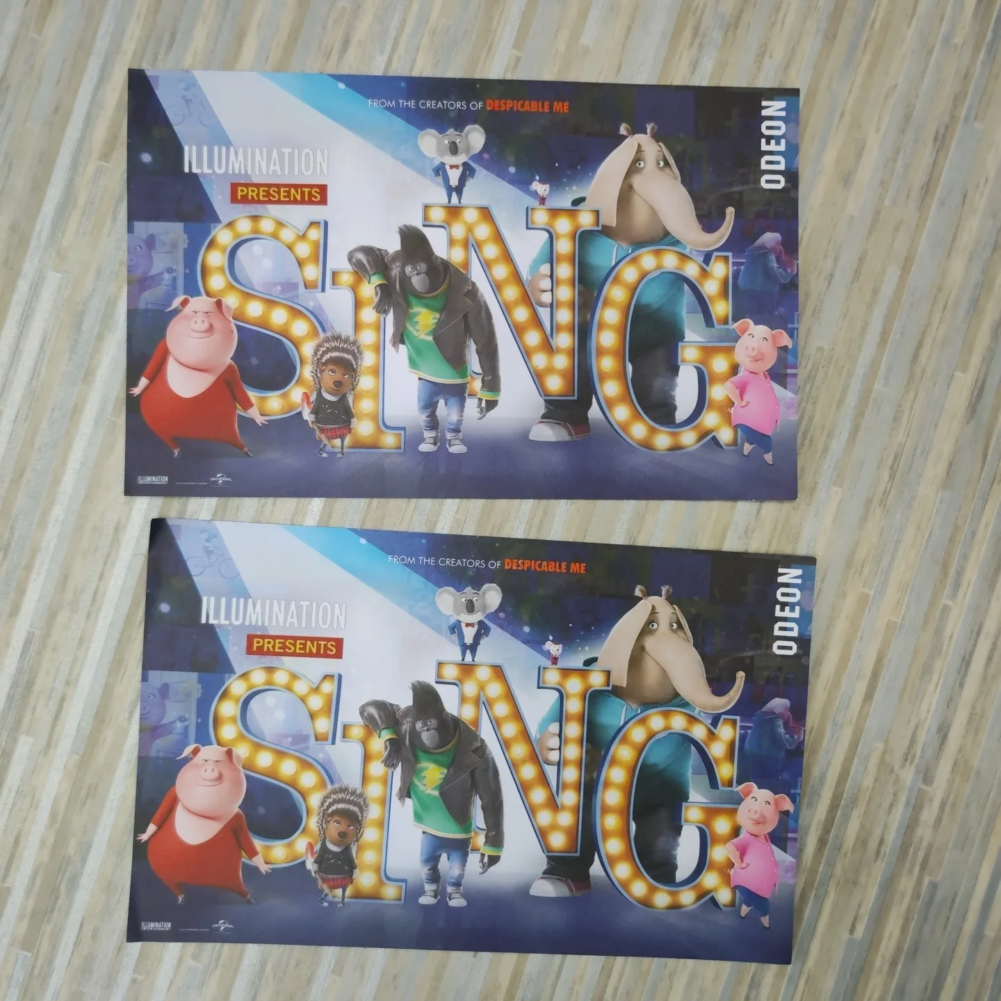 Illumination Presents Sing - Movie Promo posters set of 2 double sided, image 5