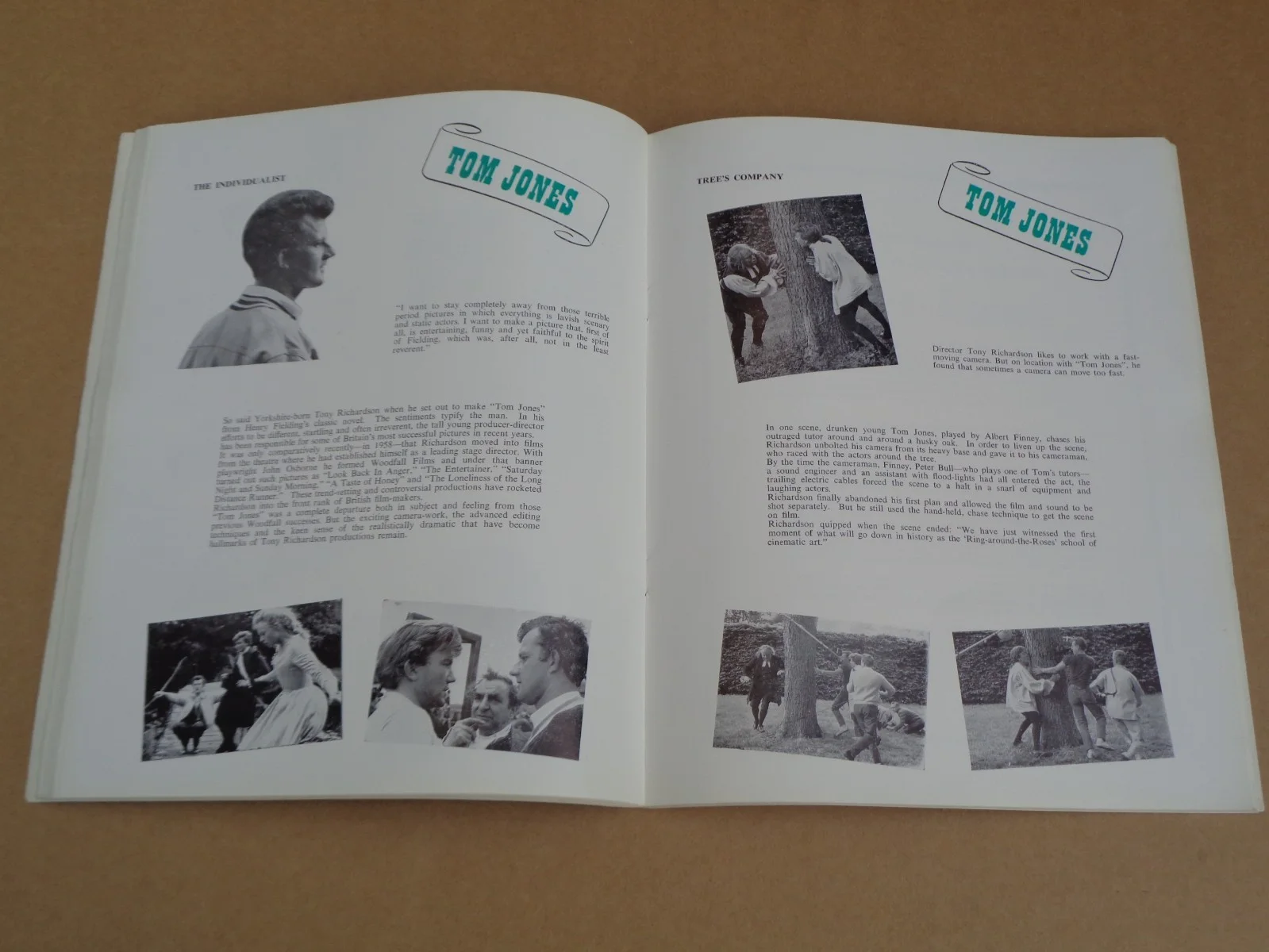 Albert Finney - Tom Jones - 1963 Royal World Premiere Film Brochure, изображение 5