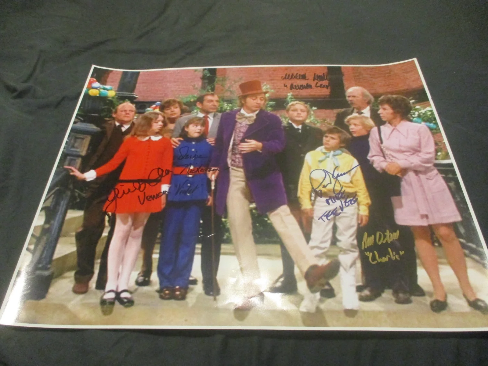 5 WONKA KIDS — WILLY WONKA & THE CHOCOLATE FACTORY SIGNED 16X20 PHOTO WONKA KIDS, изображение 3