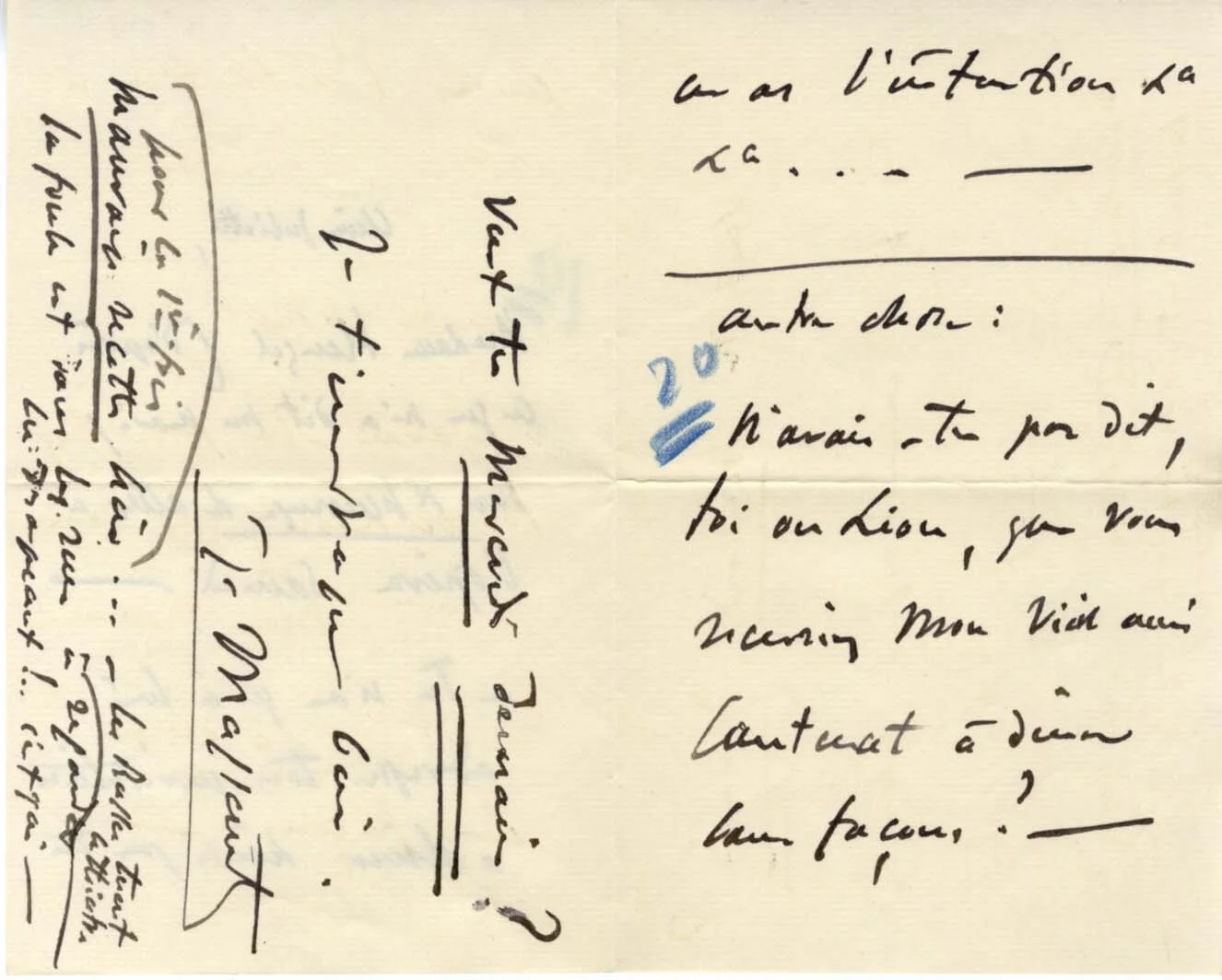 COMPOSER Jules Massenet FOUR autograph letters & enclosures, image 5
