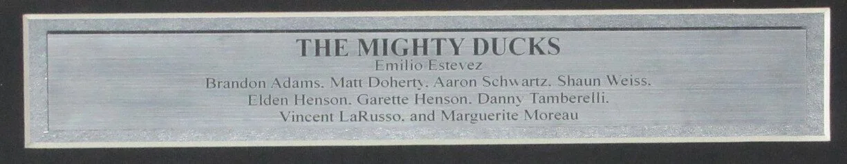 The Mighty Ducks Movie Signed 10 Cast w/ ESTEVEZ 16x20 Photo Framed JSA 166698, изображение 4