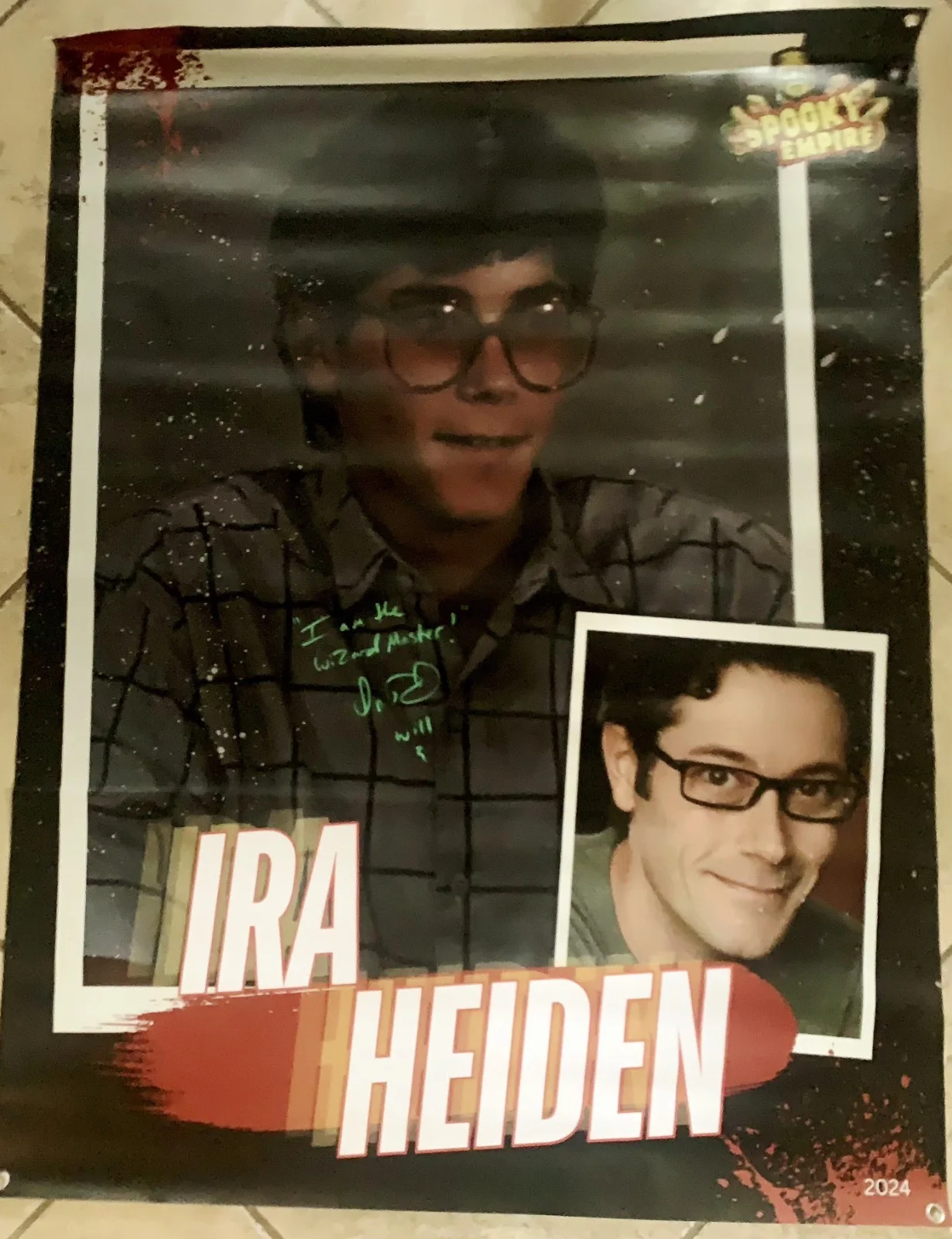 Ira Heiden — Ira Heiden SIGNED! 36x48 Nightmare on Elm Street 3: Dream Warriors