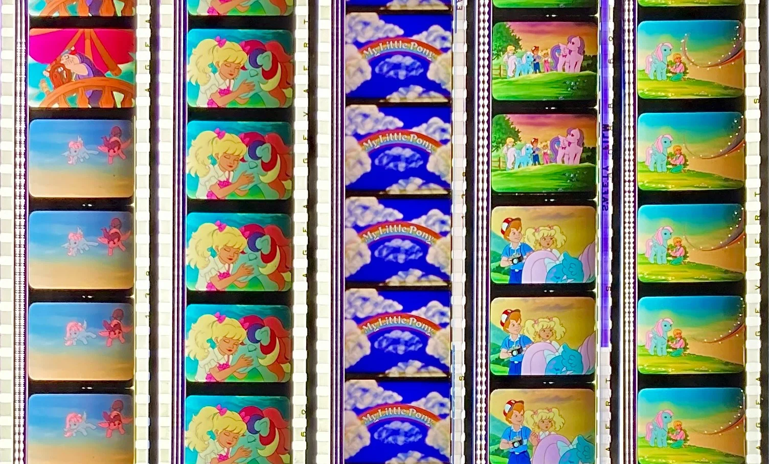 My Little Pony - The Movie 1986 Rare 35mm Unmounted Film Cells, изображение 4