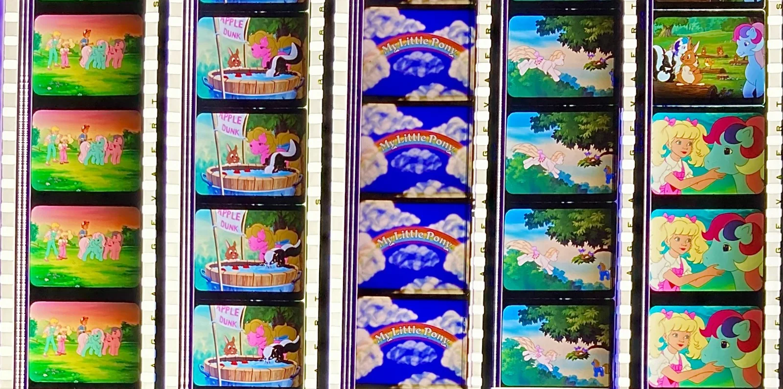 My Little Pony - The Movie 1986 Rare 35mm Unmounted Film Cells, изображение 5