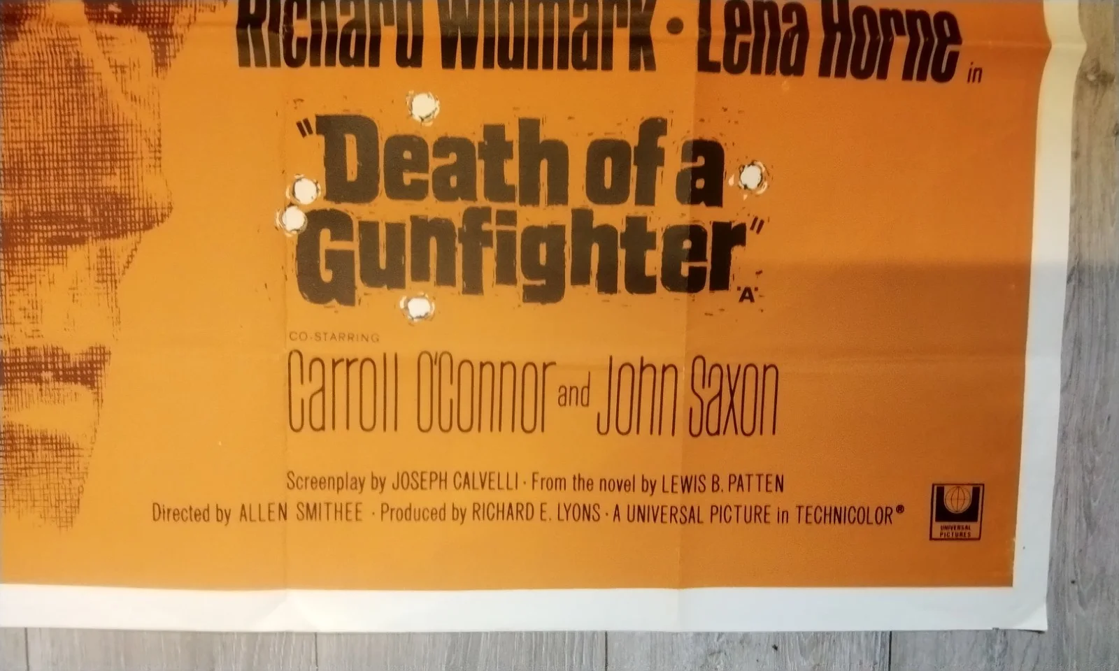 DEATH OF A GUNFIGHTER, 1969 QUAD POSTER, RICHARD WIDMARK, LENA HORNE. DON SIEGEL, изображение 4