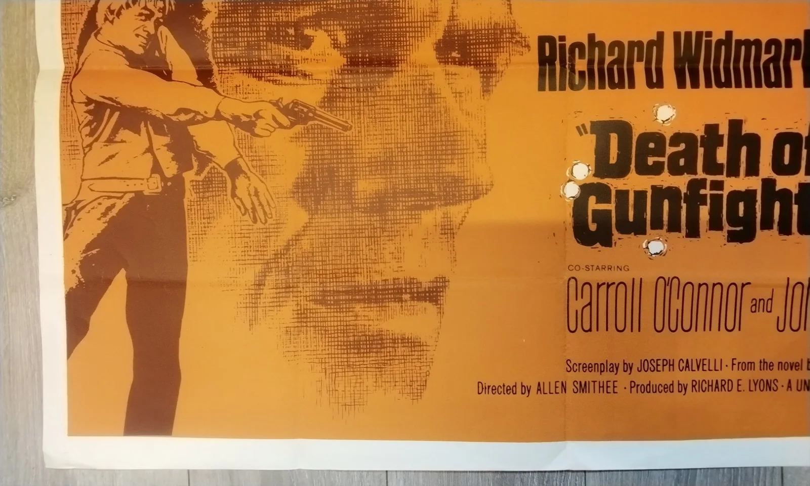 DEATH OF A GUNFIGHTER, 1969 QUAD POSTER, RICHARD WIDMARK, LENA HORNE. DON SIEGEL, изображение 5