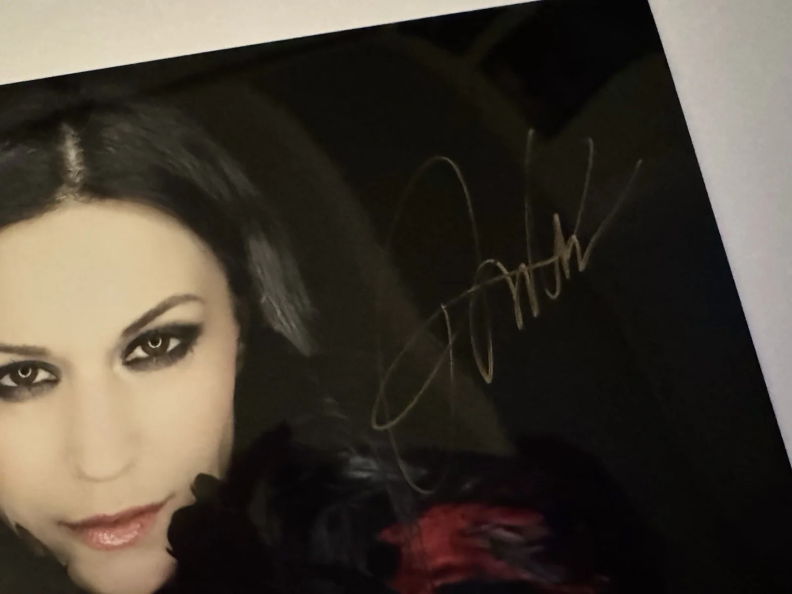 SIGNED Cristina Scabbia Metallic Print- Lacuna Coil, image 2