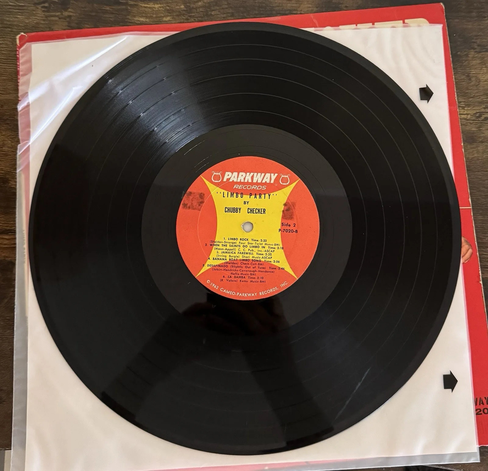 CHUBBY CHECKER LIMBO PARTY SIGNED ALBUM COA, image 4