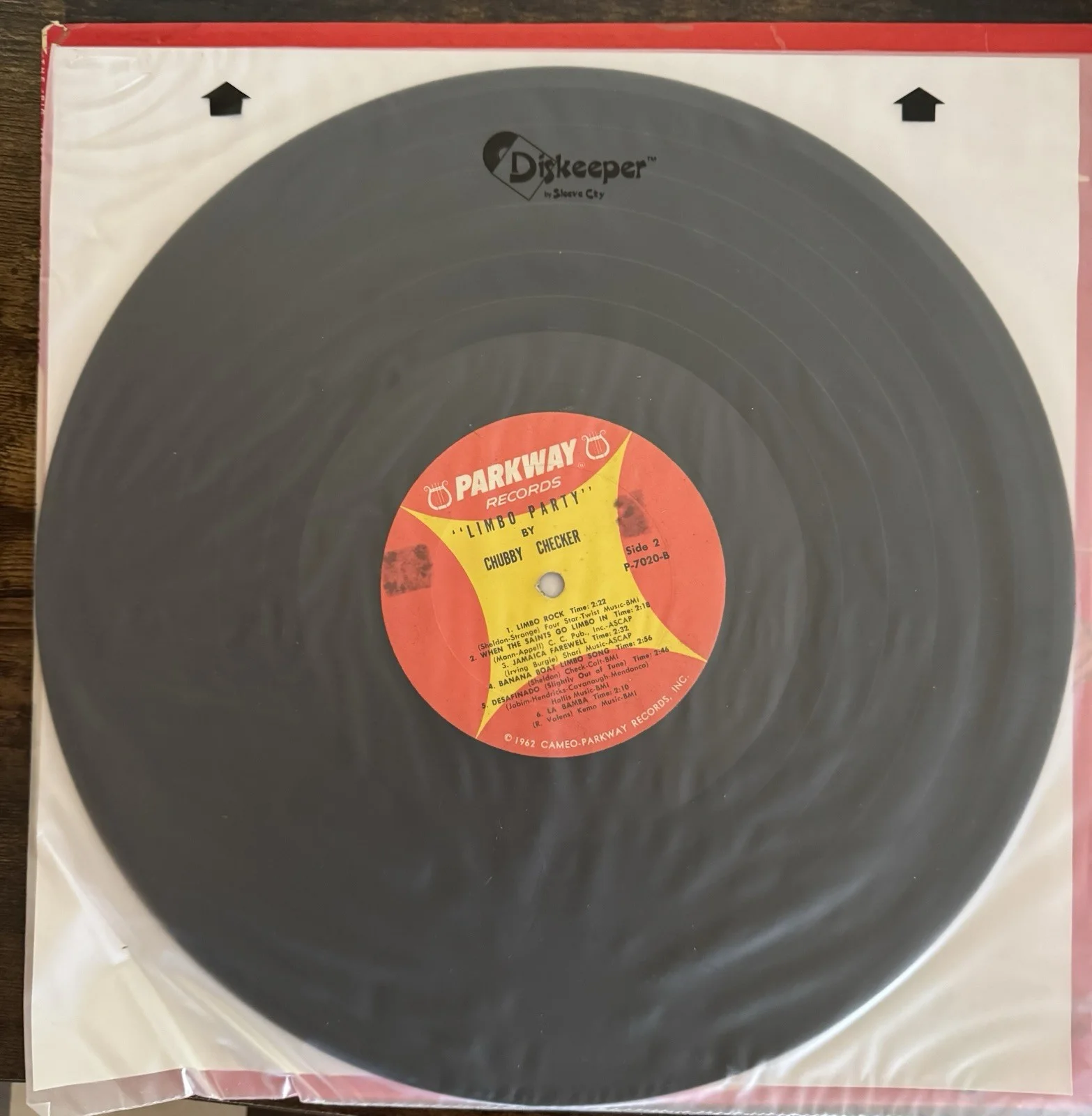 CHUBBY CHECKER LIMBO PARTY SIGNED ALBUM COA, image 5