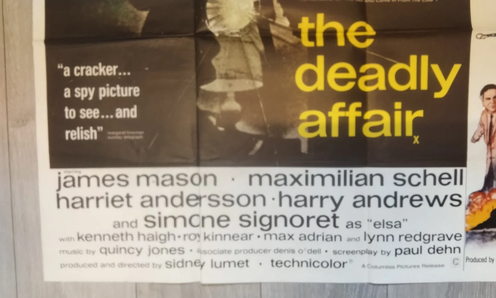 THE DEADLY AFFAIR, KISS THE GIRLS, AND MAKE THEM DIE. QUAD POSTER., изображение 5