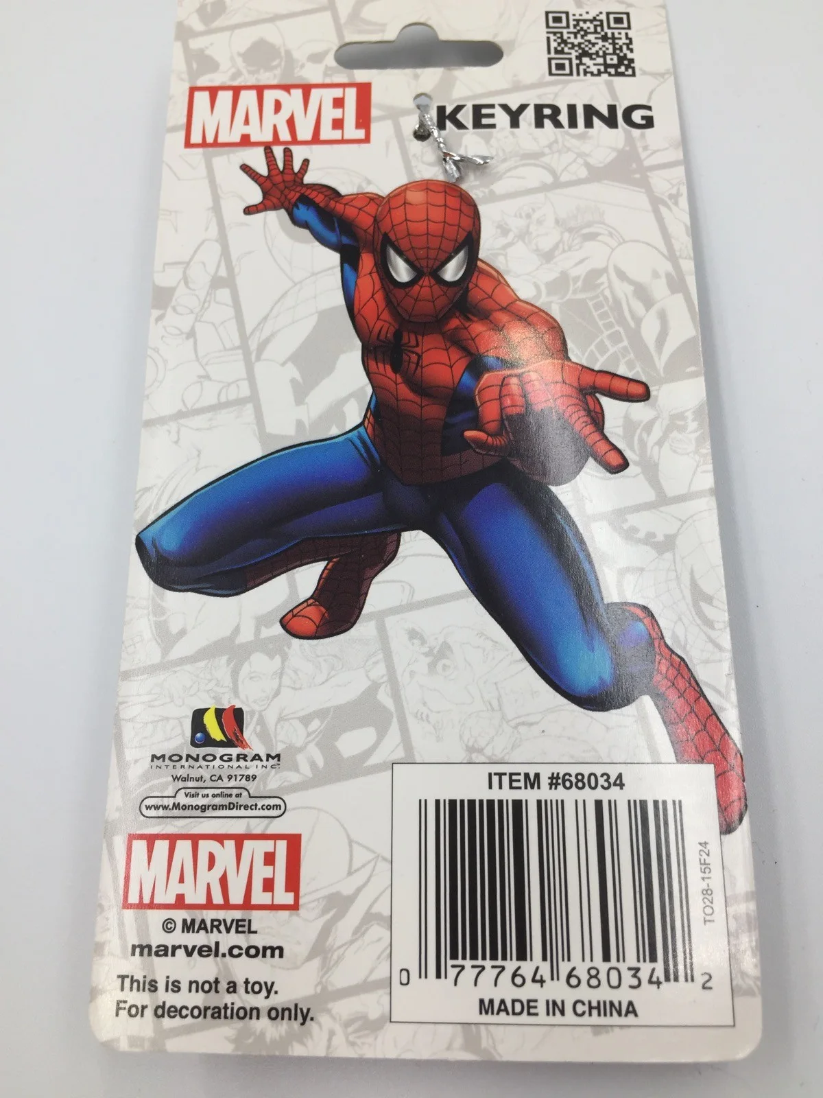 Spider-Man Keyring • Marvel Avengers • Keychain • Officially Licensed • New, image 3